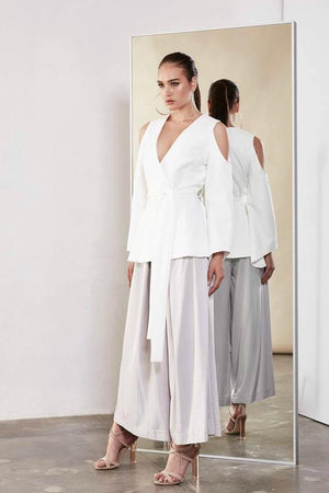 Ladies Jacket -Eliya Jacket White - Bless'ed