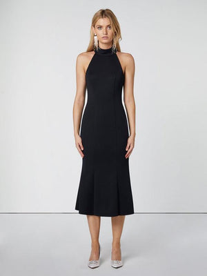 Navy Bodycon Midi-Elliatt-Fiancee Dress