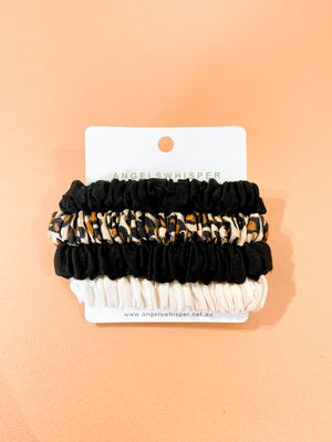 Slim Satin Scrunchie Pack