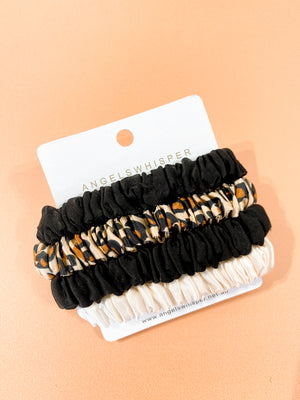 Slim Satin Scrunchie Pack