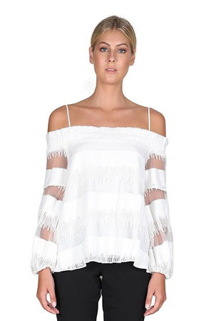 Lace Cascade Top