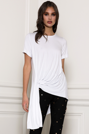Ladies Top - Tee - Black - White - Prem The Label - Rolling Stones Tee
