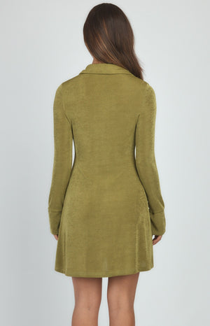Slinky Jersey Shirt Dress