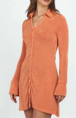 Slinky Jersey Shirt Dress