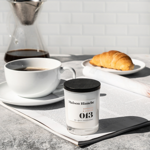 Espresso & Almond / Small Candle by Maison Blanche