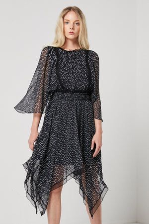Black and white Skirt and top-Elliatt-Solitude Set