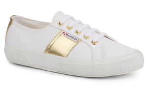 Superga Cotcotmetw White Gold
