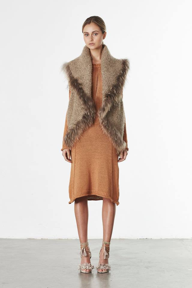 Elliatt Gaze Shawl Collar Knit