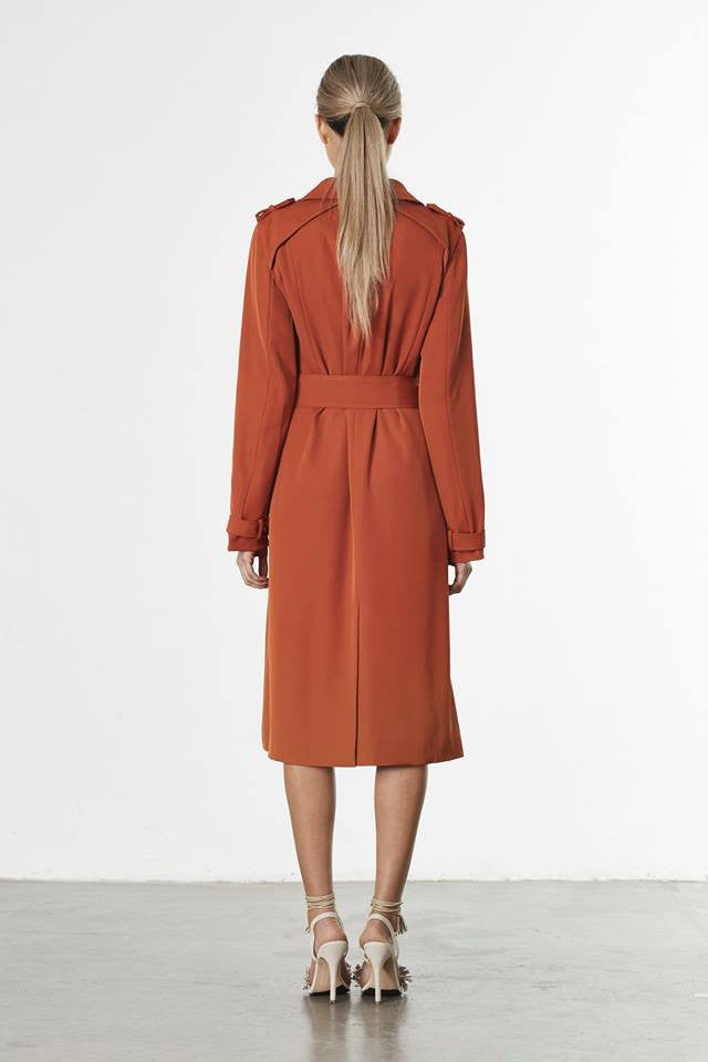 Elliatt Warrior Trench Coat With Detachable Sleeves