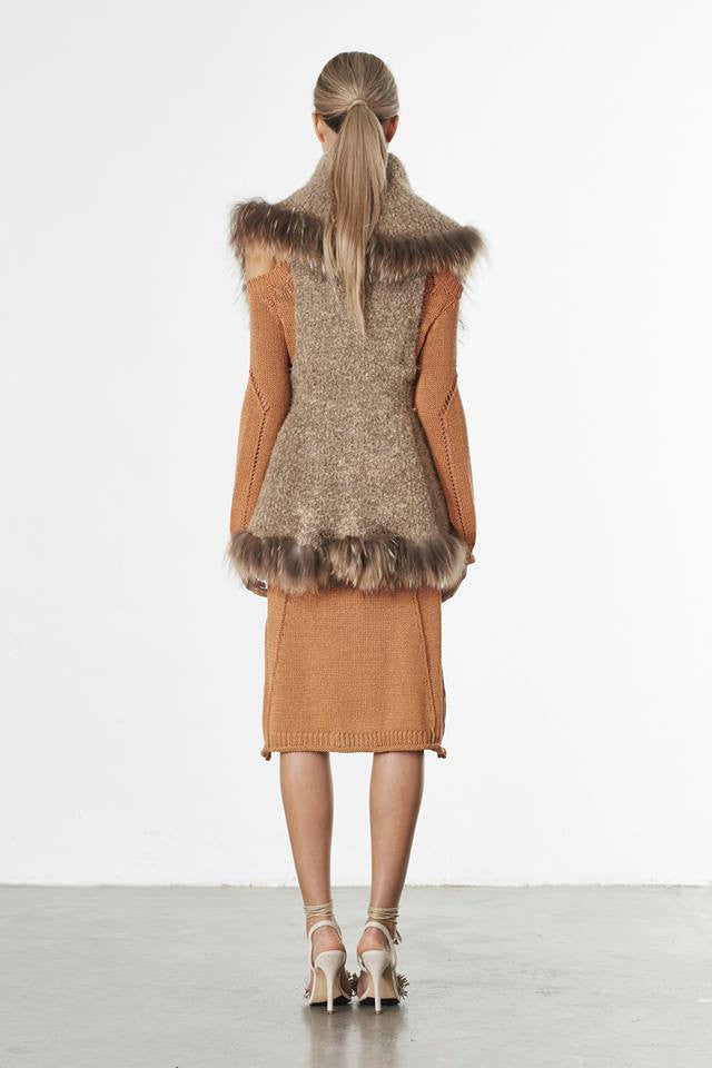 Elliatt Gaze Shawl Collar Knit