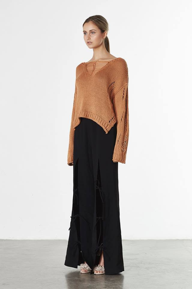 Elliatt Influence Knit Sweater Toffee
