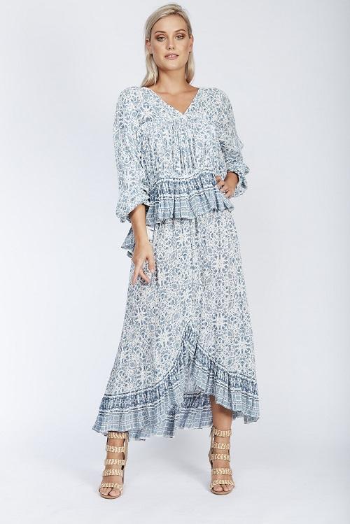 Solito - Ladies Skirt - Indio Flower Skirt - Boho