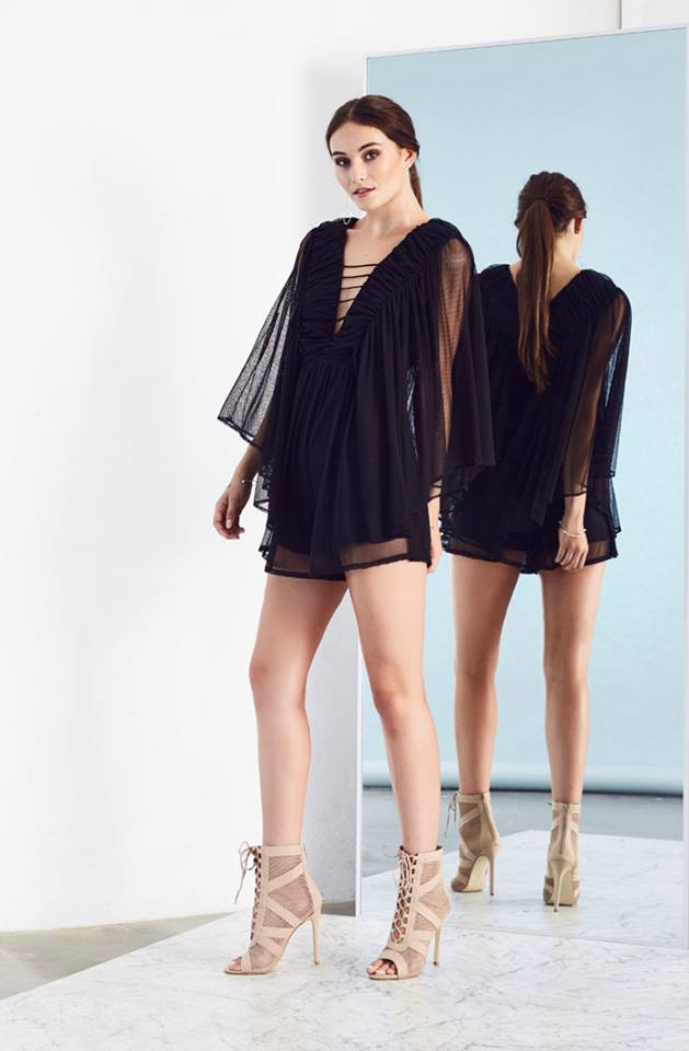 Tranquil Playsuit Black 