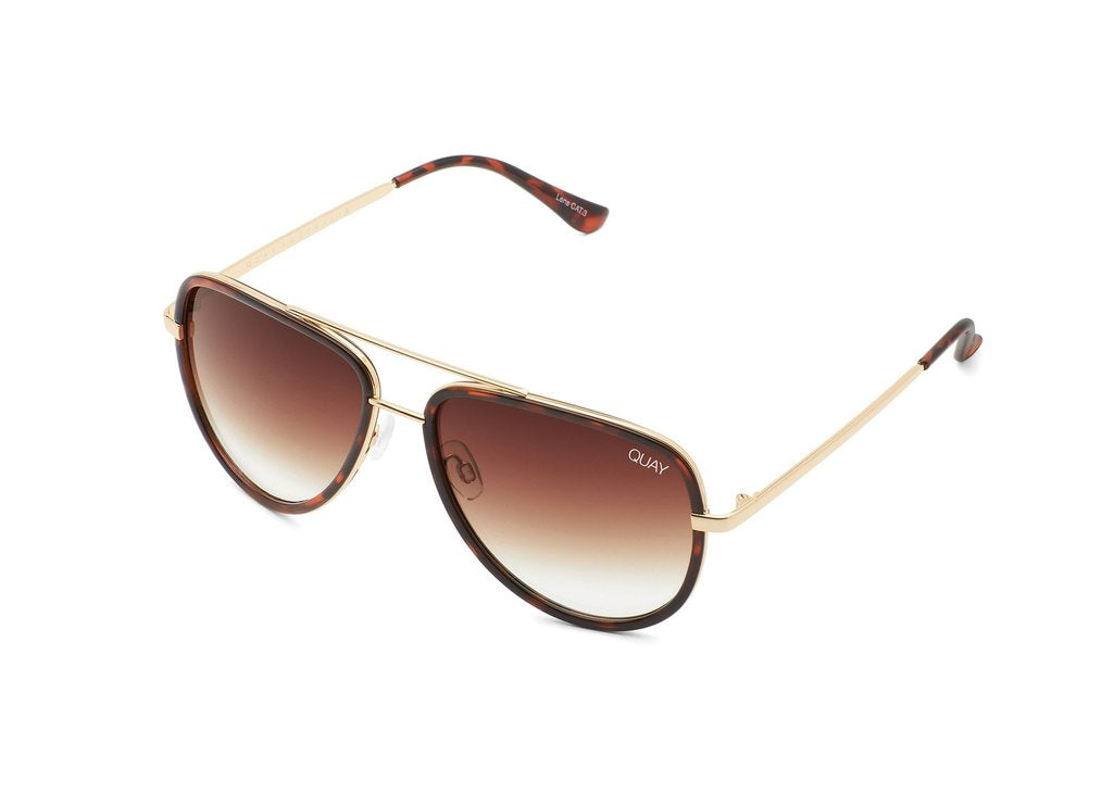 Quay Eyewear All In Tort/Brown fade