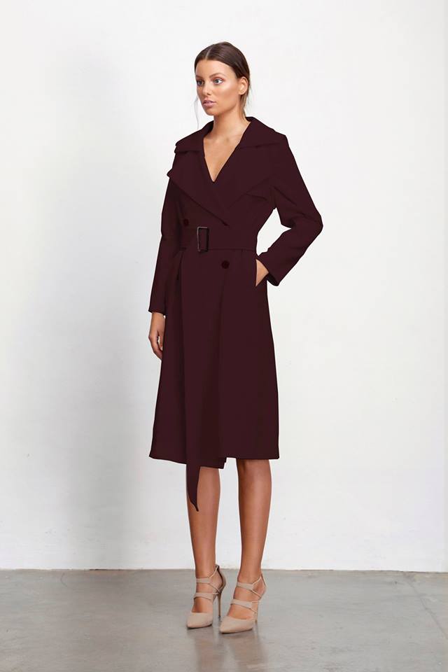 Ladies Trench Coat-Elliatt-Rosaline Trench Coat With Detachable Sleeve...