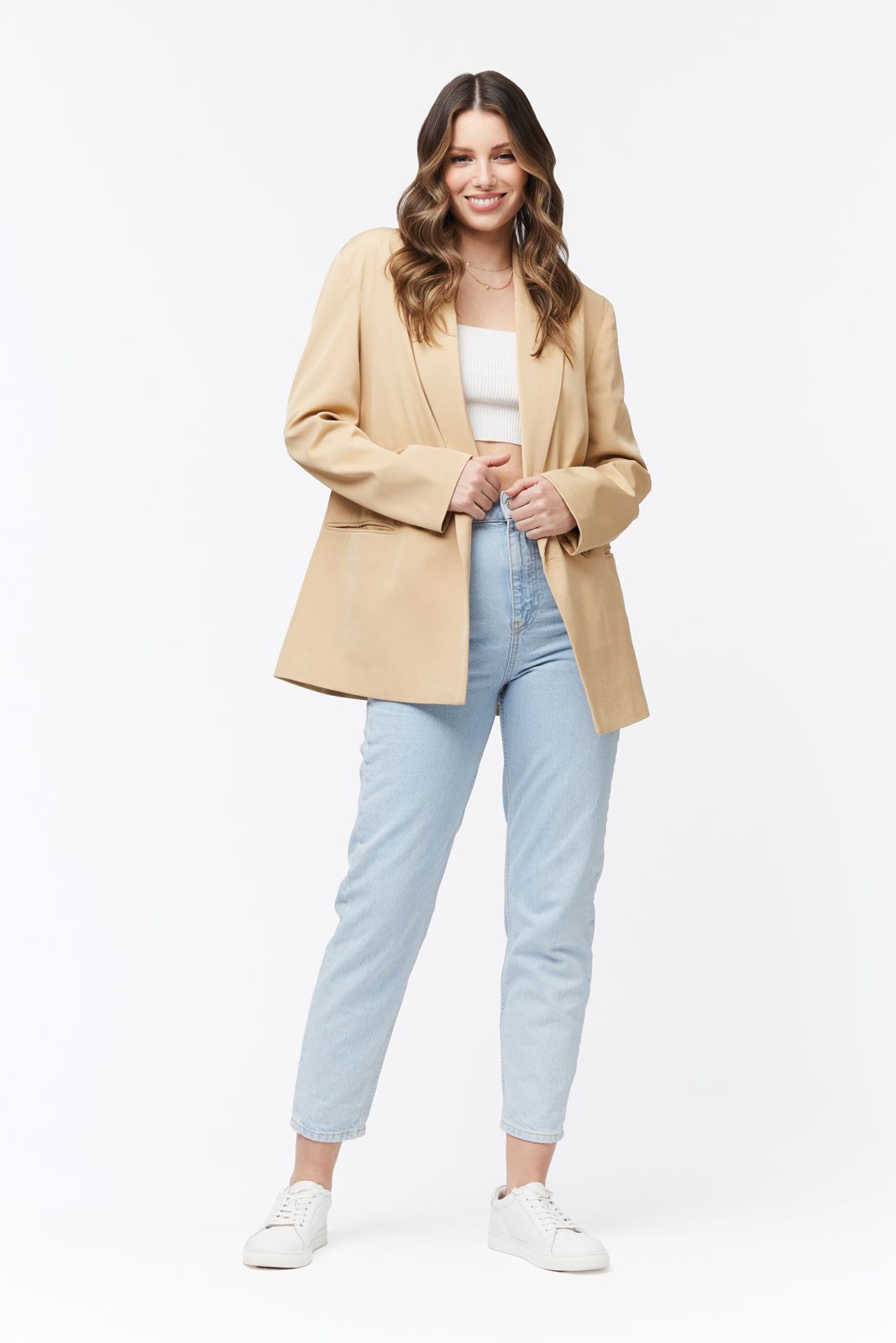 Beige jacket-IDS-Sara Blazer