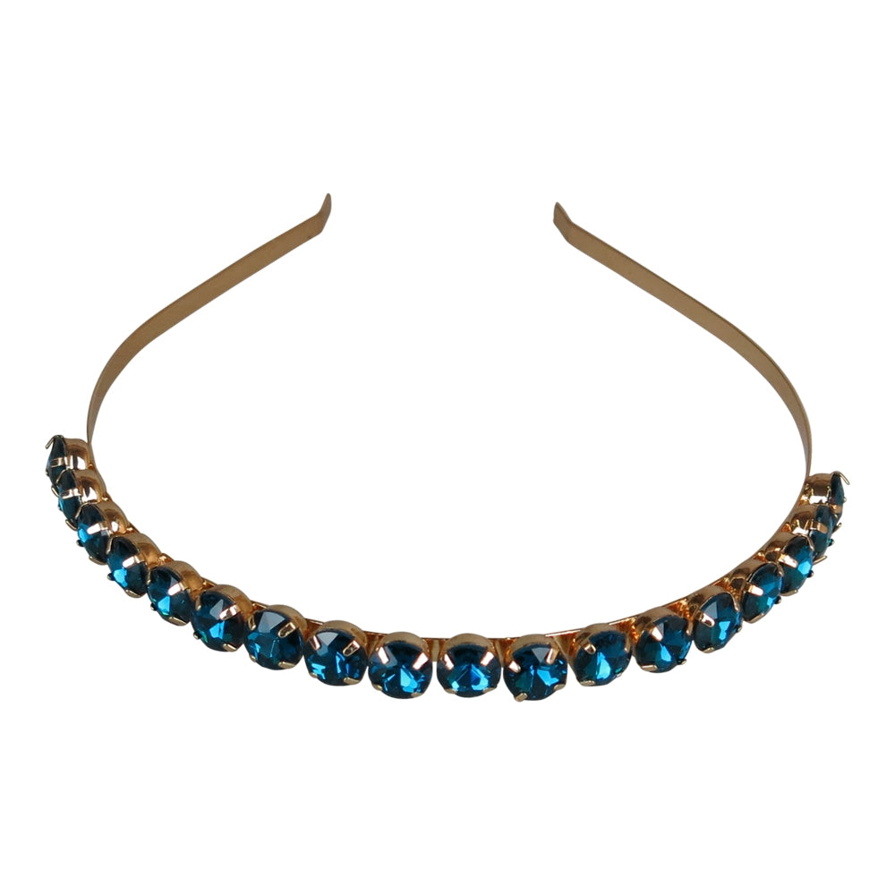 Morgan and taylor-Single Row Diamonte Juliette headband