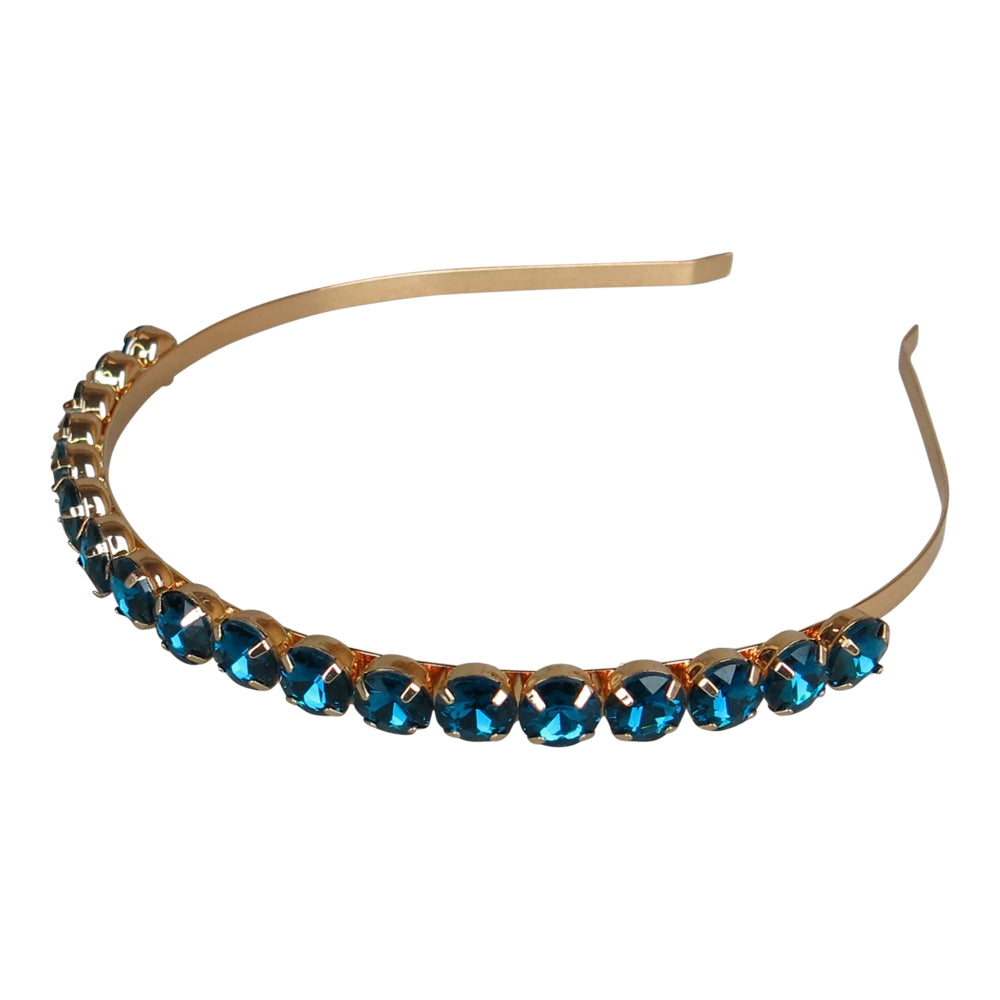 Morgan and taylor-Single Row Diamonte Juliette headband