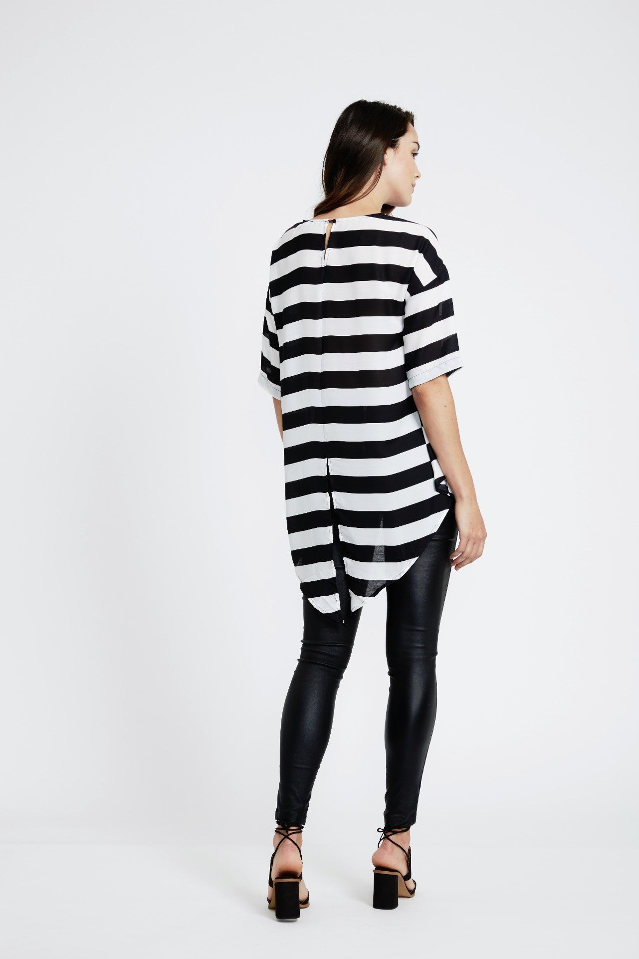 MVN Stripe Razzle Dazzle Top