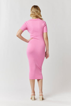Wear It Well Dress-MVN-Pink Knit Dress