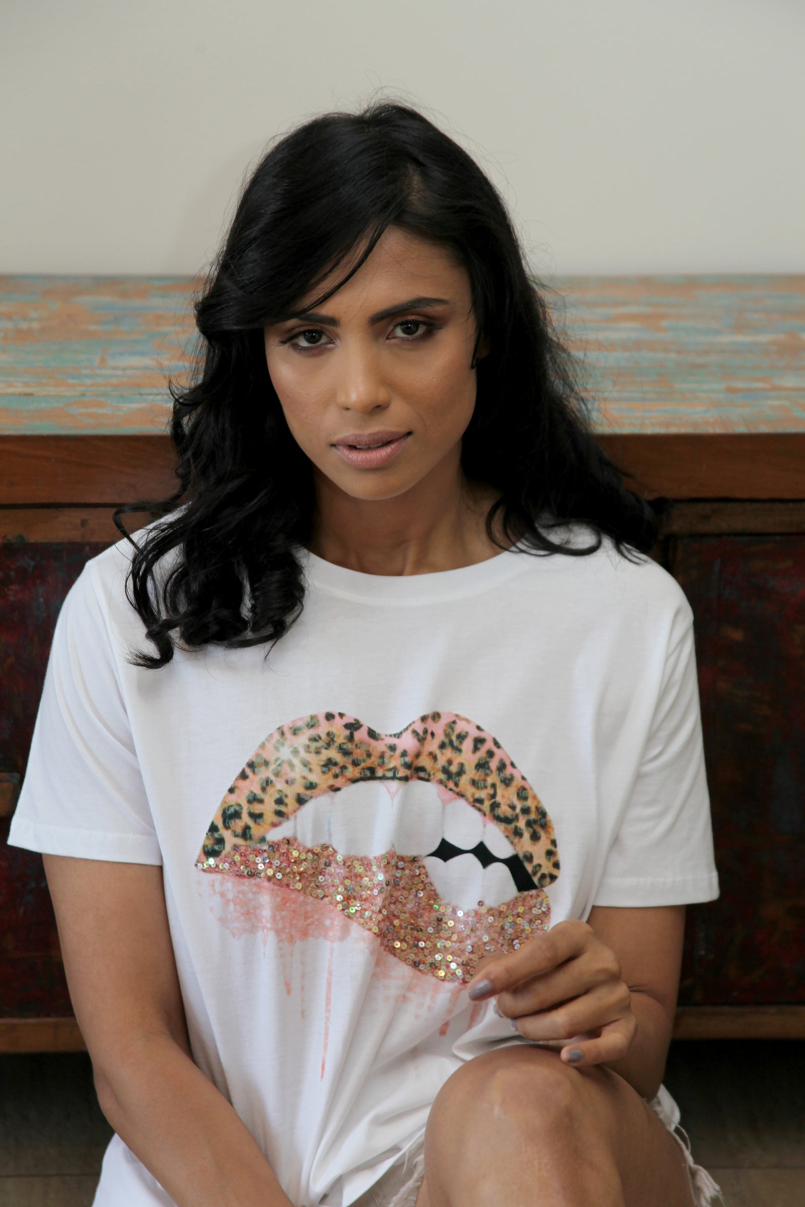 Lip Bite Tee-Joop and Gypsy