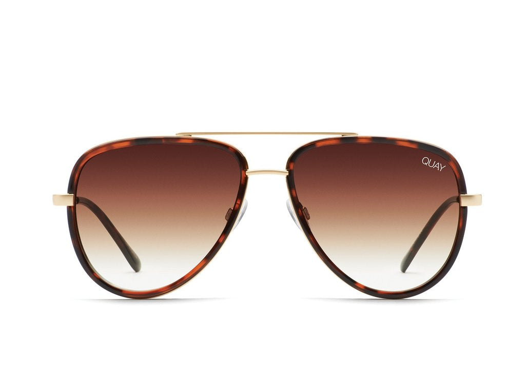 Quay Eyewear All In Tort/Brown fade