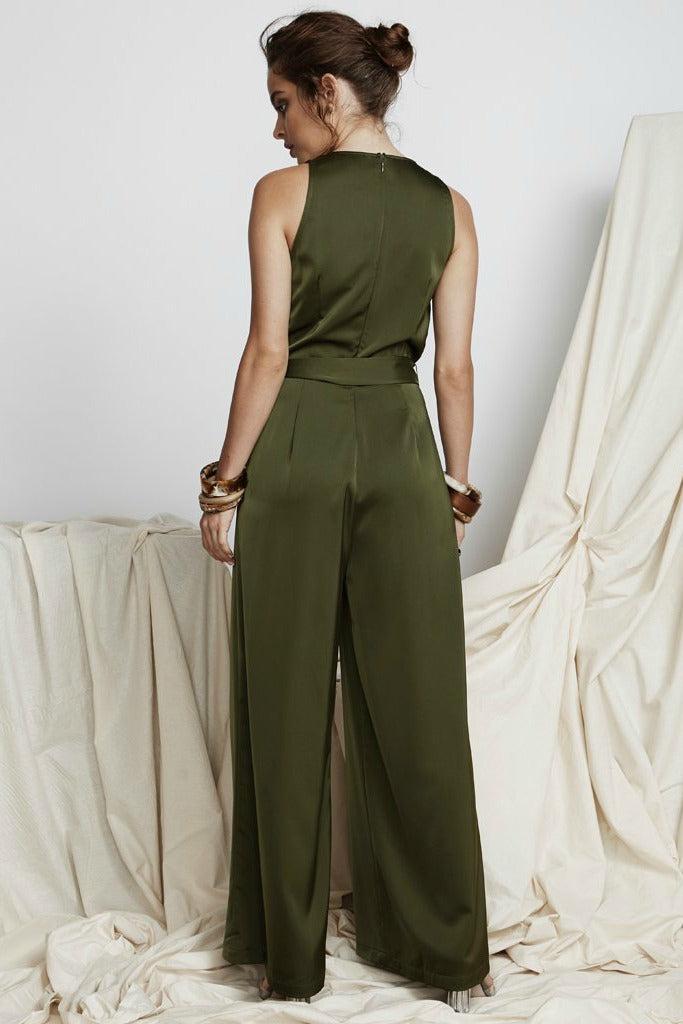Borderline Jumpsuit Olive