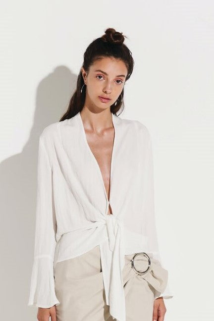 Mirabel Tie Front Top Lulu