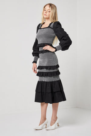 Black and white top and skirt-Elliatt-Climate Set 