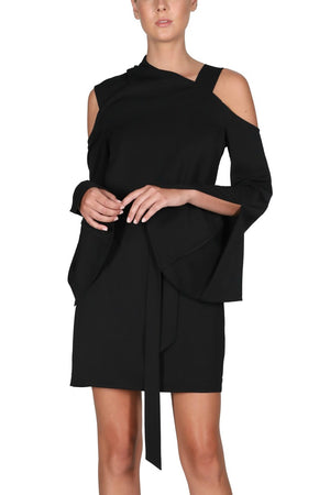 Ladies Black Dress - Cooper St - Hydra One Shoulder Dress