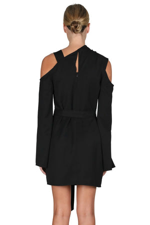 Ladies Black Dress - Cooper St - Hydra One Shoulder Dress