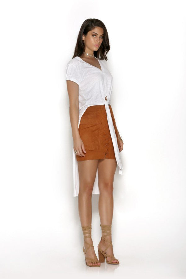 Runaway The Label Dean Tie up Tee