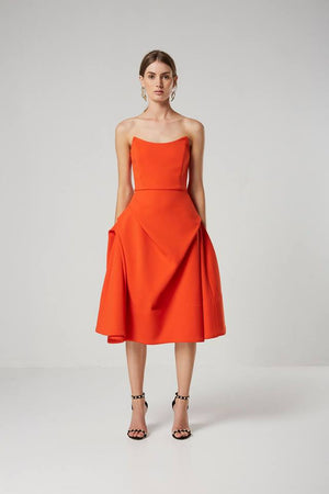 Delight Dress - Elliatt - Ladies Dress - Tangerine - Orange