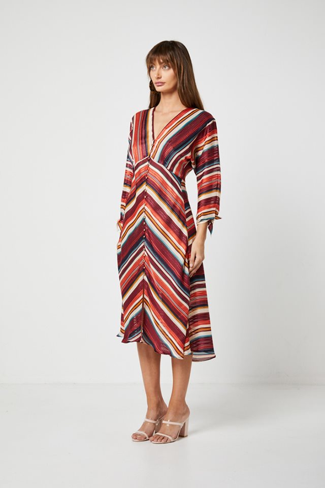 Striped Ladies Dress-Elliatt-Edie Dress