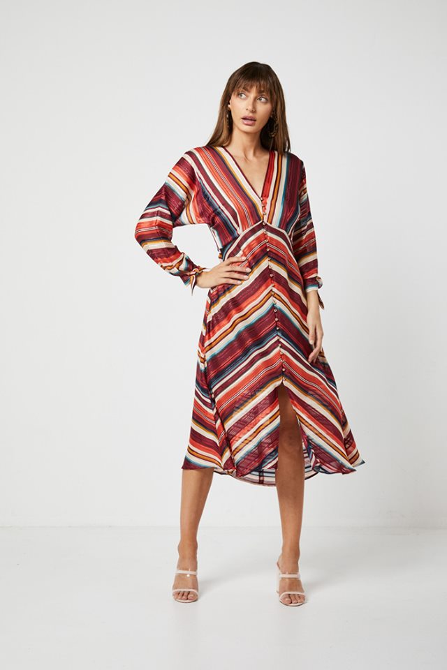 Striped Ladies Dress-Elliatt-Edie Dress