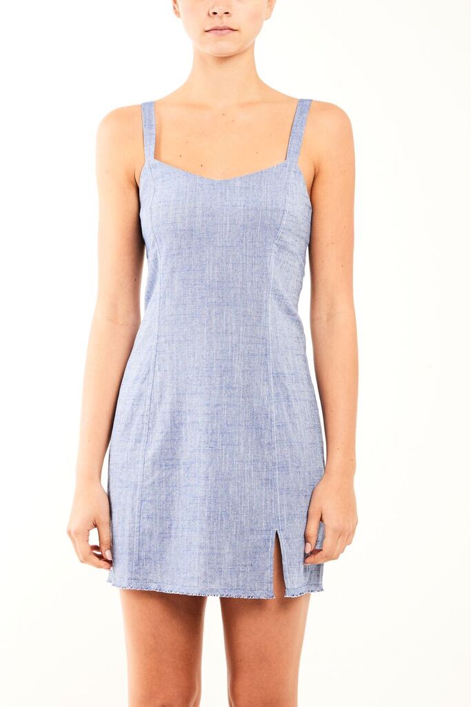 Ladies cotton Dress-Nude Lucy-Electra Textured Dress