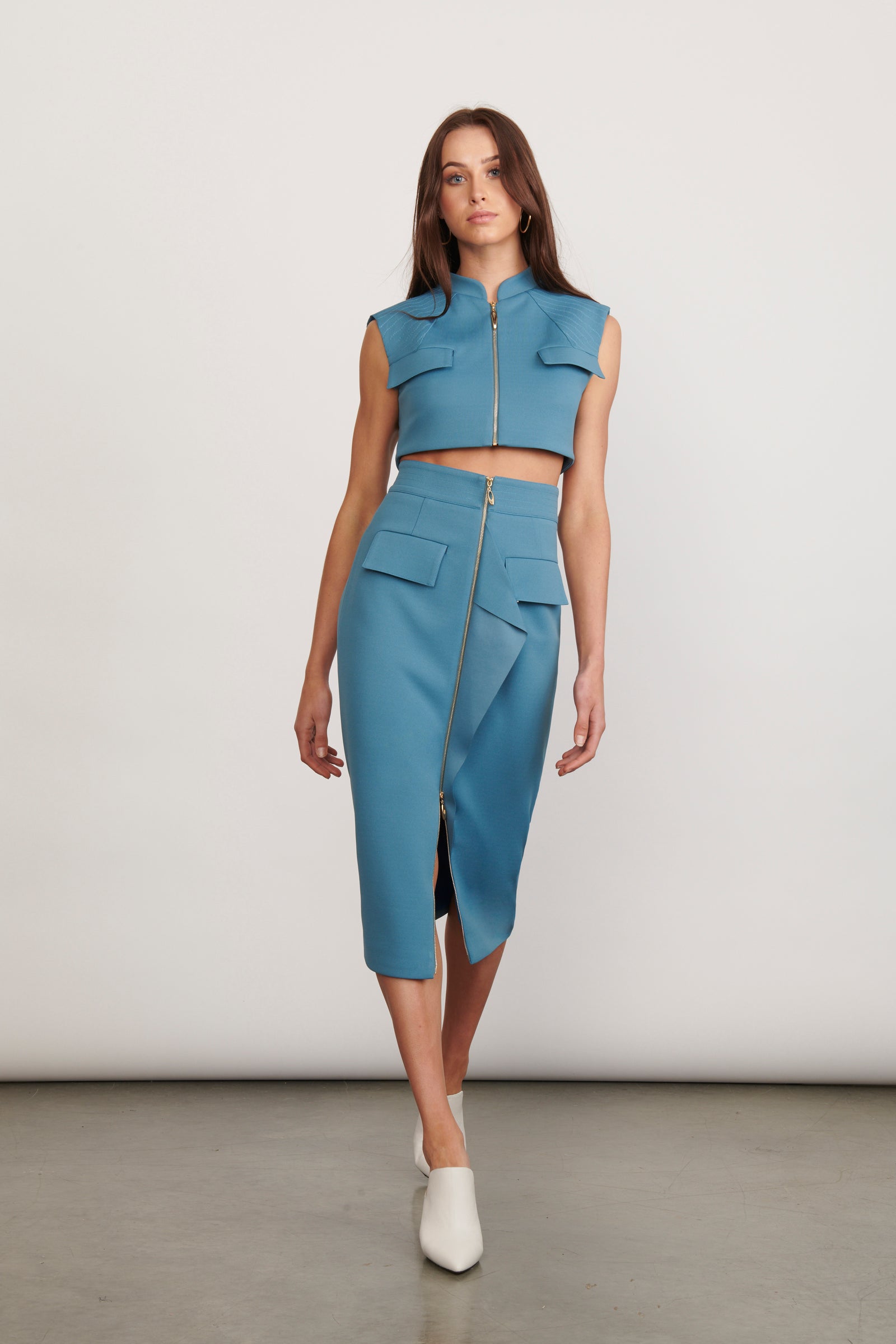 Ladies Top and Skirt Set-Elliatt-Voyage Top and Skirt