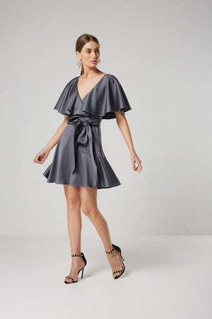 Ladies Silver Party dress-Elliatt-Haven Dress