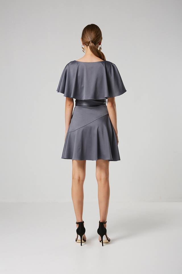 Ladies Silver Party dress-Elliatt-Haven Dress