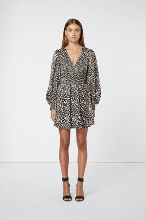 Leopard Print Mini Dress-Elliatt-Karma Dress