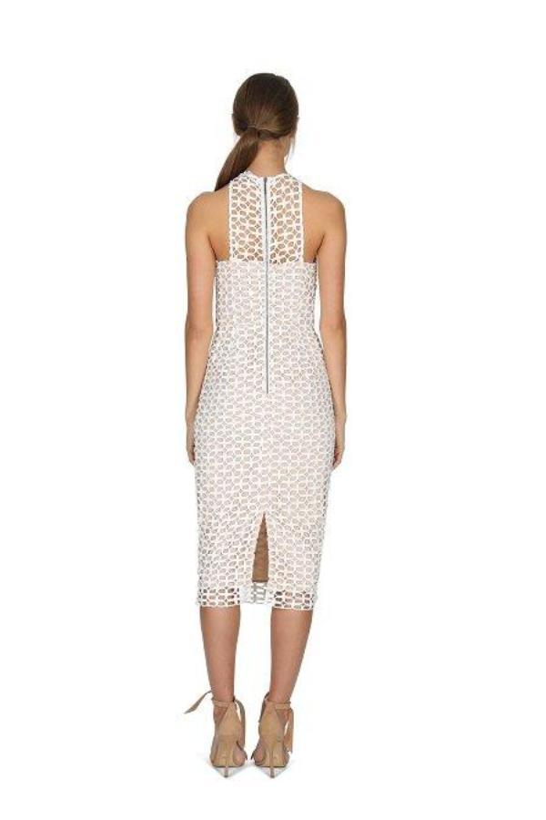 Karlie High Neck Lace Dress