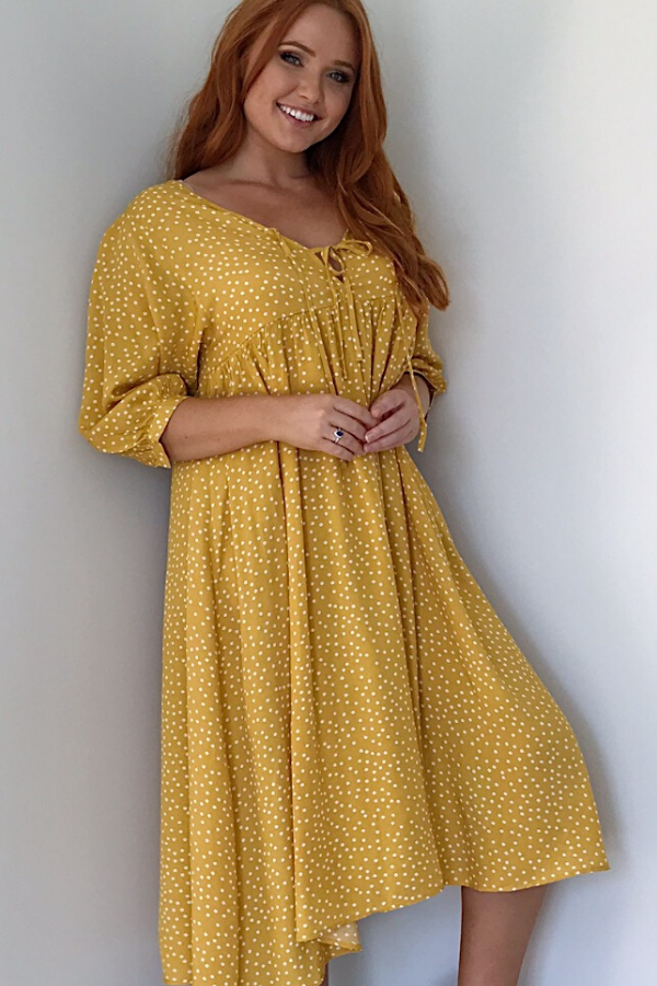Polka dot Dress-Caro-Kruger Dress