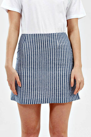 Ladies Mini Skirt-Nude Lucy-Malloy Skirt