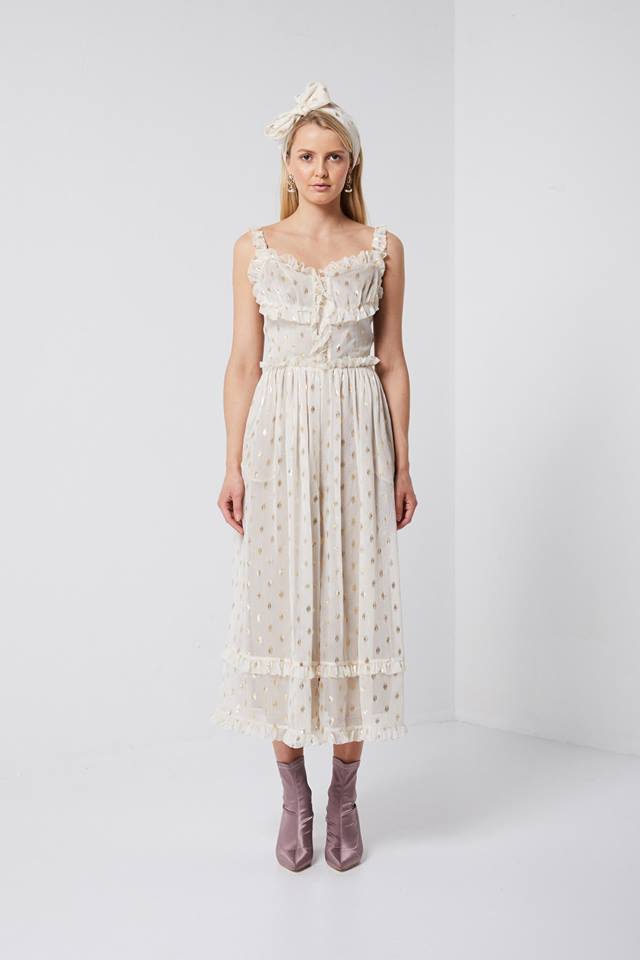 Ivory and Gold Jumpsuit-Marta- Marta Jumpsuit