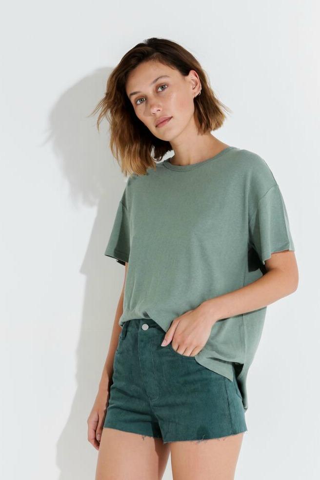 Ladies Tee - Nude Lucy-Marzo Slouchy Tee