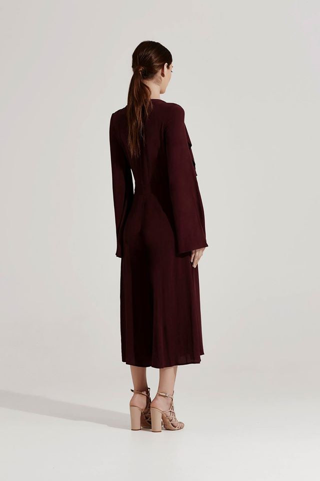 Bless'ed are the Meek Mium Jumpsuit Sangria