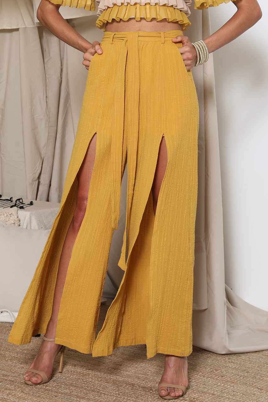 Ladies Front Split Pants-Prem the Label-Nala Pants