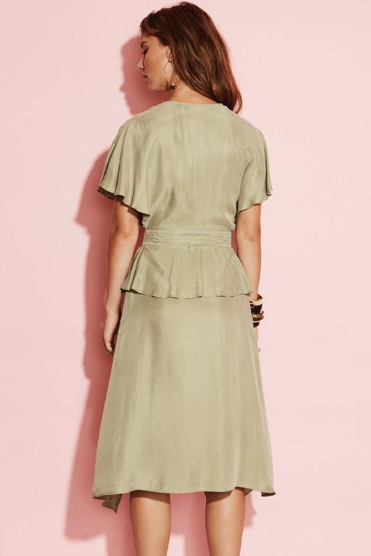 Ladies Sage Dress -August St - New National Midi Dress