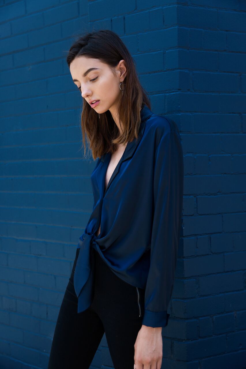 Lulu + Rose Peyton Knot Shirt