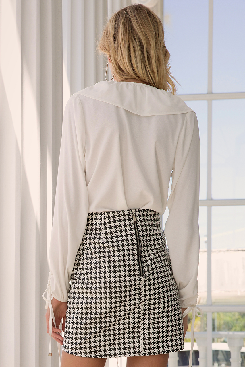 Ladies Top - Poet Blouse - Prem - White